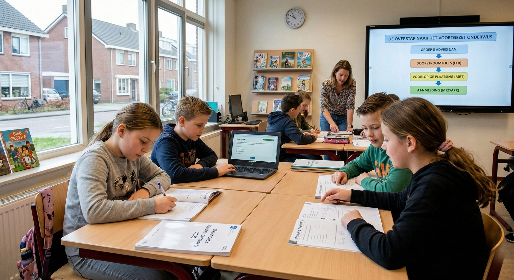 Students preparing for the Netherlands Secondary School Transition process and Doorstroomtoets